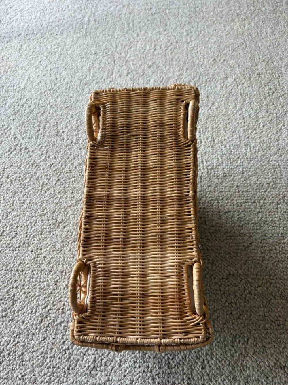 Kate Spade Vita Riva Wicker Car Bag Rare Novelty Designer Purse - Picture 7 of 10